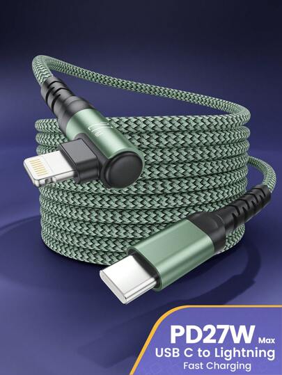 BinBoom TypeC To Lightning Cable 27W Max Fast Charging Cable Cord Compatible With Iphone 14 13 12 11 Pro Max Nylon Braided USB Cable Compatible With Iphone XS MAX/XR/X/8/7/Plus/6S Plus Compatible With Ipad Compatible With IPhone 14 Pro Max, 14 Pro, 14 Plus, 13 Pro Max, 13 Pro, 13, 12 Pro, 12, 11, XS, XR, 8 Plus, 8, 7, 6, 5, SE, Compatible With Ipad Charger Nan MFi Certified