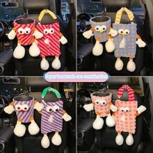 1 Stück - Reise Auto Taschentuchbox, kreativ, süßes kleines Monster Auto Hängetasche, Auto Taschentuch Tasche, Auto Hängetaschentuch Regal Aufbewahrungsbox, Auto Taschentuchbox Organizer, Aufbewahrung, Reise Sommer