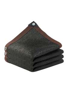 1 pièce Filet de protection solaire en PEHD noir anti-UV pour plantes grasses de jardin, filet d'ombrage extérieur