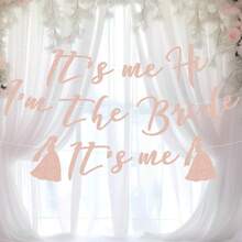 Bride To Be Bridal Shower Banner For Wedding Bachelorette Party Decorations, It's Me Hi I'm The Bride Bride Flag Hanging Decor - Multicolor - View 9