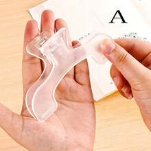 2pcs/1pc Page Flip Clips, Notebook/Book Page Clips, Large Stationery Clips, Suitable For Reading, Diary, Christmas Creative Bookshelf Practical Note Clip Fixed Handbook Clip Student Clip Music Clip