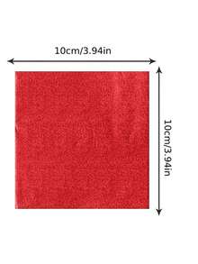 100/600pcs, Aluminum Foil Candy Wrapper, 4x4 Inch Aluminum Foil Paper, Diy Candy Wrapper, Chocolate Wrapping Square Paper For Candy Packaging - Multicolor - View 2