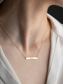 Customized Necklaces, Personalized Necklaces, Gifts For Mothers, Mother's Day Jewelry - Gold - View 3
