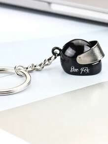 1PC Custom Initial Name Motorcycle Helmet Keyring, Mini Motorbike Helmet Keychain, Personalized Biker Key Ring, Gift For Motorcycle Riders Dad,Multi-Functional,Durable,Ornamental,Reusable,Exquisite,Stylish,High-Quality,Colorful,Modern,Custom,Personalized,Unique