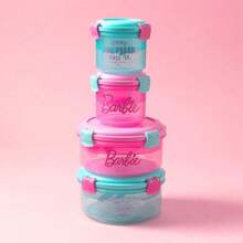 Miniso Barbie Sunshine Series Double Deck Design Salad Bowl Small - Green, Stylish and Portable, Ideal for Outdoor Picnics and Daily Use (1 PC) - 綠色 - 查看 4