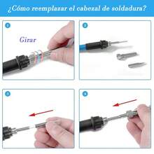 Rq-sik-n4 Kit De Soldador Eléctrico Temperatura Regulable Multímetro - Tipo de Enchufe A USA (110-127V) - Ver 9