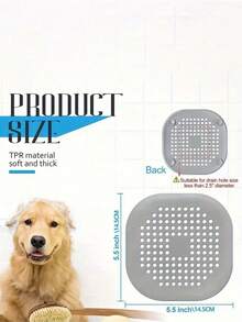 硅胶毛发收集器,方形淋浴排水口过滤器,吸盘式硅胶防堵塞毛发收集器,防堵塞排水管清洁剂,水槽排水口过滤器,浴缸淋浴排水口毛发收集器,厨房浴室除臭剂,排水口过滤贴纸,易清洁浴室厨房配件,浴室工具,家居浴室装饰,冬季装饰 - 地漏 - 查看 10