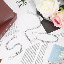 3pcs Stainless Steel Toilet Tank Lever Replacement Kit, With Hooks And Triangle Rings, Easy To Replace Most Toilet Tank Levers - Silver - View 7