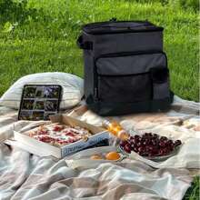 43L Rolling Cooler Leakproof Insulated Soft Cooler Bag Rolling Cooler Dual Zipper Waterproof Portable Insulated Wheeled Cooling Bag With Handle For Picnic Camping