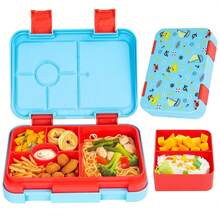 1 件分隔密封水果盒沙拉盒、工作便当盒、外带午餐盒、大容量便当盒、分隔午餐盒（可拆卸隔层）适合工作和旅行圣诞礼物、学校用品