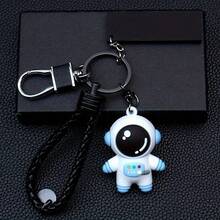 1 opakowanie 30 sztuk Zestaw upominkowy Breloczków z Motywem Kosmicznym, Silikonowe Breloczki z Astronautami, Breloczki Kosmiczne Z Gwiazdami i Księżycem, Nadaje Się Na Upominki Na Imprezę, Nagrody Szkolne, Prezenty Urodzinowe i Ślubne