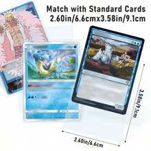 1000/600/500 protezioni per carte con filtro anti luce blu, adatte per la raccolta di carte da gioco, carte da collezione, protettori in plastica per carte da baseball, MTG, carte sportive