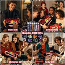 Dados Misteriosos - Juego de 42 Dados de Goblins D&D, Dados ALEATORIOS, Dados Sorpresa con Tubo para exhibición de dados, Regalos D&D para RPG, MTG, Juegos de Rol de Mesa - Multicolor - Ver 5