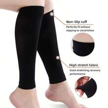 Set de 4 a 6 piezas de mangas de compresión ultra delgadas para pierna, rodilla, tobillo y codo, calentadores deportivos para piernas para hombres y mujeres, accesorios para gimnasio