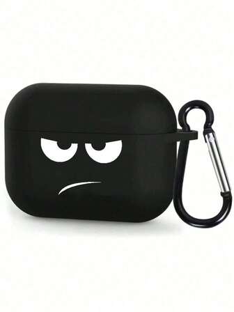 Expression Compatible With AirPods 1/2/3/4/Pro/Pro 2 Earphone Protective Case, Matte Black With Expression