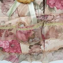 [Bud Silk And Yellow Rose] Wall Hanging Wall Organizers Wall Baskets Hanging Baskets 16*18