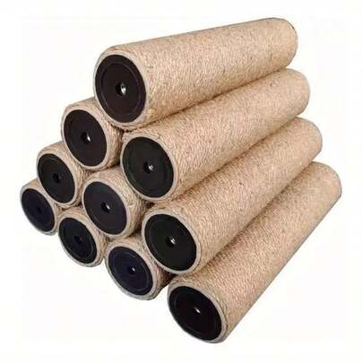 منصة تسلق وتنظيف للقطط، منصة تسلق للقطط مصنوعة من حبل الصيصال للتسلق والتنظيف