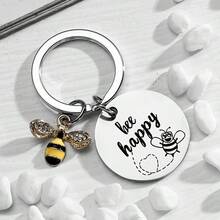1/2 buah Gantungan Kunci Stainless Steel untuk Kunci Rumah, Mobil, Ransel, Dompet, Tas, Aksesoris, Liontin Lebah, Gantungan Kunci, Hadiah, Dekorasi Pesta, Pemegang Gantungan Kunci Logam, Klip Pengatur, Solusi Penyimpanan Penting untuk Penggunaan Sehari-hari, Koleksi Portabel - MultiWarna - View 6