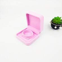 Flocked Bracelet Box, Multi-Color Jewelry Box, Flocked Jewelry Box, Gray Bracelet Box, Bracelet Box - bracelet box - View 6