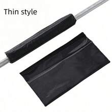 2 piezas Almohadilla para barra de entrenamiento y sentadillas - Soporte acolchado para el cuello y los hombros para barras de pesas estándar - Negro - Ver 8