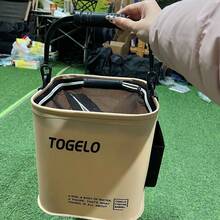 طقم دلو أسماك حي متعدد الوظائف مع جيب جانبي، دلو تخزين أدوات الصيد، صندوق صيد، حقيبة صيد، أدوات الصيد - متعدد الألوان - مشاهدة 2