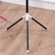 1 pieza Perchero de ropa de piso simple para dormitorio, perchero para ropa y sombreros, estantería de almacenamiento de ropa para el hogar, fácil de ensamblar - Negro - Ver 3