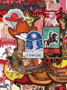 SCXXBSW 50张The Great Western Gothic贴纸包卡通涂鸦贴纸装饰水杯笔记本行李箱防水贴