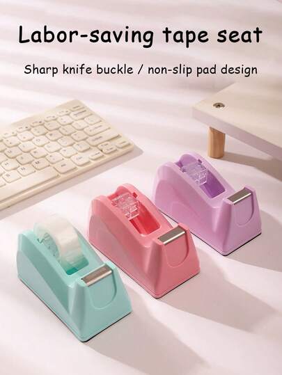 1pcTape Dispenser Small Tape Dispenser Creative Office Mini Tape Cutter