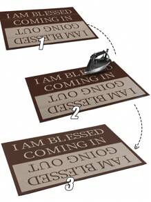 1pc Non-Slip Mat, Chocolate Color, Letter Print Doormat, Humorous Print, Anti-Fouling Absorbent, Short Plush, Machine Washable & Ironing, Easy Maintenance, Front Door Floor Mat For House, Bedroom, Stable Entrance, 50*80cm, 40*60cm