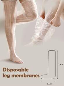 10pcs Disposable Leg /Arm Peel Cover Mask ,Skin Care Gloves,Skin Care Footmuffs,Spa Pedicure Supplies, Waterproof Leg Mask,Remove Dead Skin, Moisturizing And Relief,Diy Foot Mask Tool, Suitable For Men And Women, Gifts For Family, Beauty Salon, Spa - Multicolor - View 3