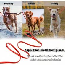 Dog Leash 3M 6M 9M Long PVC Pet Leashes Easy To Clean Rope Waterproof Training Leash For Large, Medium, And Small Dogs