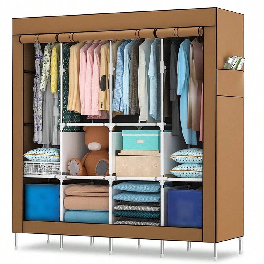 170*170 Wardrobe Rack Bedroom Organization