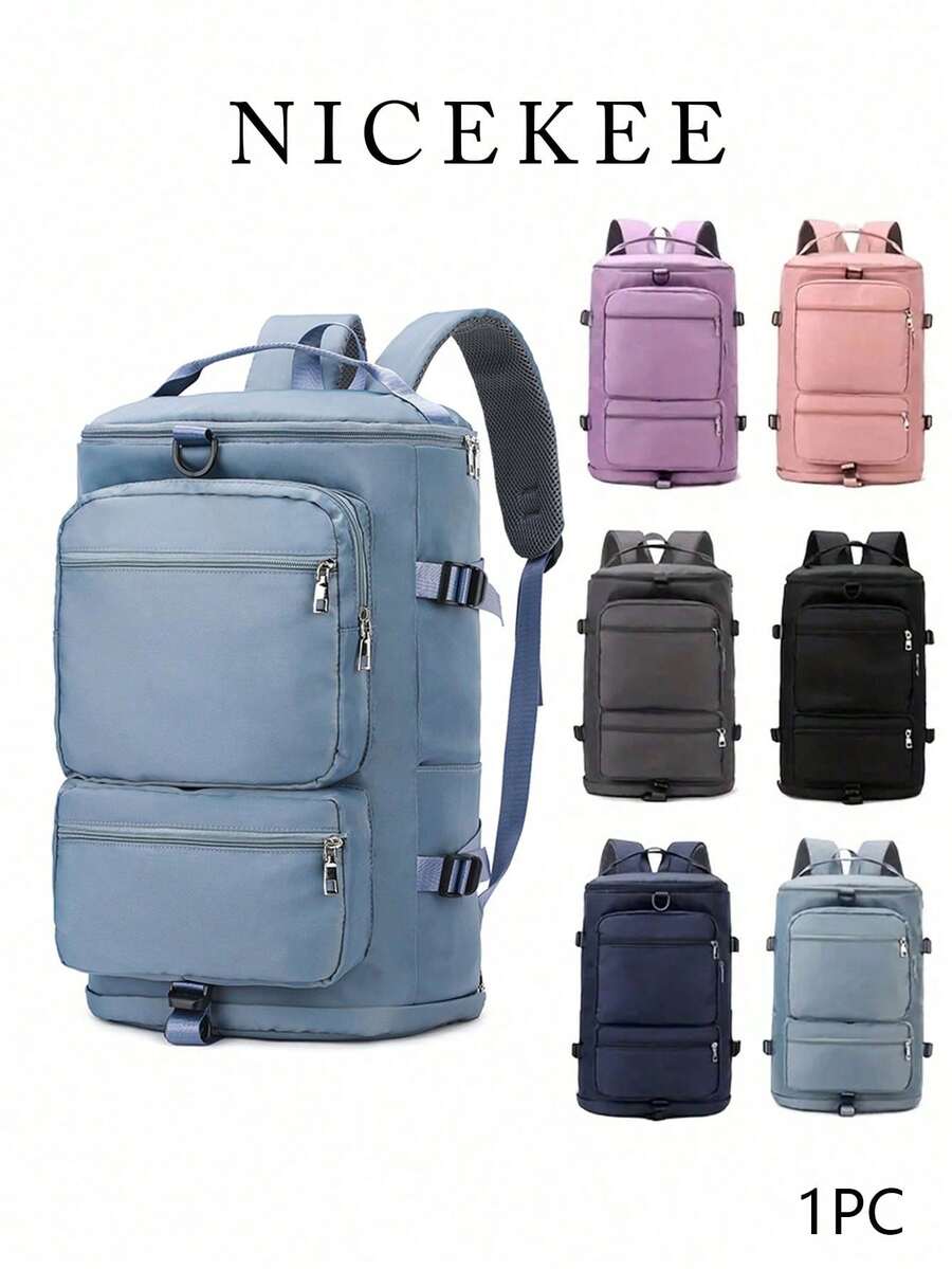 Ba lô đeo vai chống thấm nước tối giản, dung tích lớn, có ngăn đựng laptop, phù hợp cho thanh thiếu niên, nữ giới, sinh viên đại học, nam sinh và nam giới, thích hợp cho đại học, trung học cơ sở, trung học phổ thông, hoạt động ngoài trời, du lịch, dã ngoại, tiểu học, văn phòng, tựu trường.