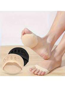 Women's Five-Toe Forefoot Pads For High Heels, Comfortable Half Insoles For Foot Care, Non-Slip Toe Socks Inserts