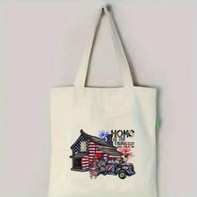 1/2/3 piezas Parches de transferencia con plancha con diseño de bandera americana y camión vintage, parches de transferencia de poliéster multicolor, tamaño grande, para decorar manualmente ropa y accesorios en camisetas, gorros, bolsas y vaqueros - Multicolor - Ver 6