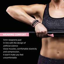 1pc SKDK Sports Wrist Brace - Protects Wrist, Suitable For Exercises, Gym, Competitions, Prevents Wrist Injury - Pink - View 6