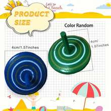 10/15/20 件彩色木制旋转陀螺，彩虹陀螺玩具，适合派对、生日、节日礼物（颜色随机）