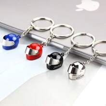 1PC Custom Initial Name Motorcycle Helmet Keyring, Mini Motorbike Helmet Keychain, Personalized Biker Key Ring, Gift For Motorcycle Riders Dad,Multi-Functional,Durable,Ornamental,Reusable,Exquisite,Stylish,High-Quality,Colorful,Modern,Custom,Personalized,Unique