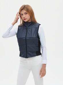 Chaleco de equitación unisex para exteriores, protector corporal de equitación, equipo de equitación - Azul Marino - Ver 9