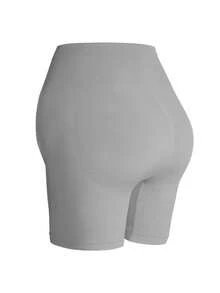 3 bucăți de pantaloni scurți cu talie înaltă pentru femei însărcinate, lenjerie intimă anti-iritație fără cusături - Multicolor - Vizualizare 11