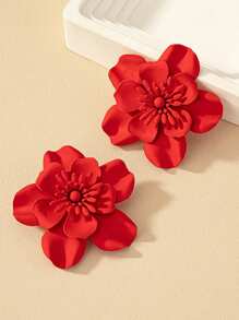 1 Paar elegante romantische süße Blumen Ohrstecker im Urlaubsstil für Frauen, geeignet für Festivals, Geburtstage, Dates, Tänze, Bankette, Hochzeiten, Partys, Urlaub, Einkaufen, tägliche Wege Valentinstag, Muttertag, Mutter, Geschenk