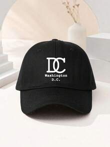 WASHINGTON D.C. Location Logo Styled Baseball Cap, Unique Design, Breathable, UV Protection, Material, Suitable For Daily Wear In All Seasons - Baseball Cap - View 2