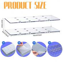 2pcs Cake Pop Stand, Acrylic Lollipop Hold Stand, Clear Cake Pop Display Holder, 15/20 Holes Candy Pop Holder,Cake Pop Stand,Clear Acrylic Lollipop Display Holder For Weddings Birthday Anniversary Parties Candy Decorative