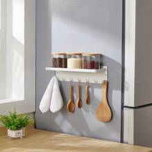 Magnetic Hooks, Refrigerator Magnetic Hooks, Storage Racks, Kitchen Entrances And Bathrooms, Key Chains, Umbrellas, Kitchen Utensils, Etc., Kitchen Storage Utensils, Room Decoration, Suitable For Kitchen, Restaurant, Party, Camping, Gathering, Gift For Friends, Family Gift - Multicolor - View 2