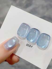 2026新款冰島極光貓眼凝膠指甲油 12ml 春夏冰晶透感磁吸美甲套組，含底膠與頂膠，適用UV燈，適合上班/約會，熱銷沙龍級美甲設計 - 彩色 - 查看 16