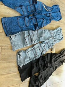 PALAZZO  MULTICARGO  TONO  NEGRO - Negro - Ver 1