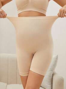 3 bucăți de pantaloni scurți cu talie înaltă pentru femei însărcinate, lenjerie intimă anti-iritație fără cusături - Multicolor - Vizualizare 4