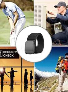 1/2/3 piezas Cinturón de nailon con hebilla automática para fitness al aire libre, senderismo, caza multiusos, táctico, de lona de alta calidad para hombres, casual, de negocios, novio, esposo, padre, regalo para hombre, uso diario, moda, adolescente, al aire libre, vacaciones, atlético, viaje, calle, bohemio, vintage, otoño, Halloween