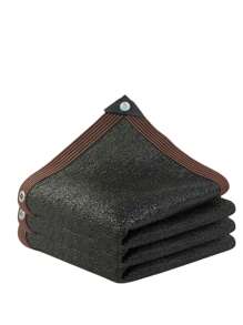 1 pièce Filet de protection solaire en PEHD noir anti-UV pour plantes grasses de jardin, filet d'ombrage extérieur