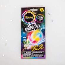 Illooms LED Light Up Color Changing Punch Balloon: Multicolor Marble, Birthday, Includes Batteries, 8+ Years - 1 - View 6